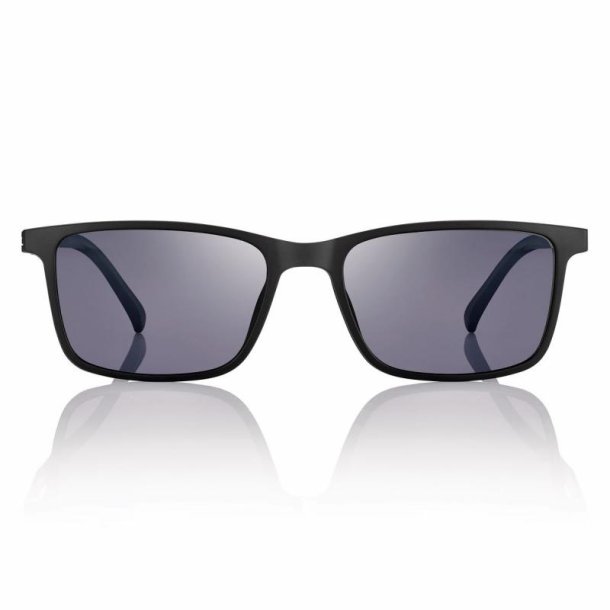 MATT BLACK WITH GREY LENS 57 magnetic clip-on w.case