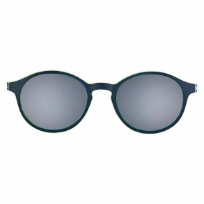 Matt blue/green w.grey polar.lenses 46 squaremagneticSunclip