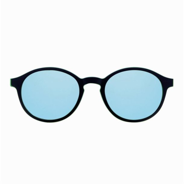 Matt blue/green w.grey/bluepolar.lenses 46 magnetic Sunclip