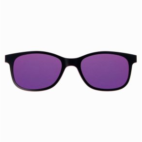 Mattblack/fuchsia purple multilayer lenses48 magneticSunclip