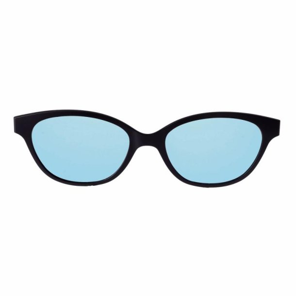 Matt black/blue mirror lens44magn.Sunclip f.F008144*frames