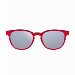 Matt red w.grey silvermir.lenses s.45 magn.clip-on fr.F0138