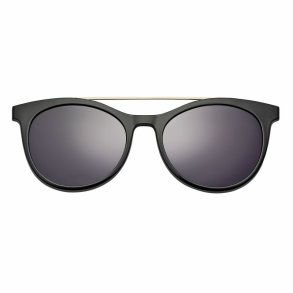 Shiny metallic black/gold magnet.clip-on 51 grey ens f.F0208