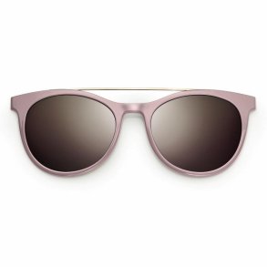 Shiny antique rose magnetic clip-on 51 brown lens f.F0208