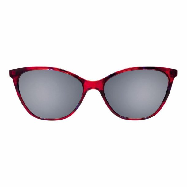 Shiny Red/Purple 54 magnetic clip-on grey lens for f.F0214