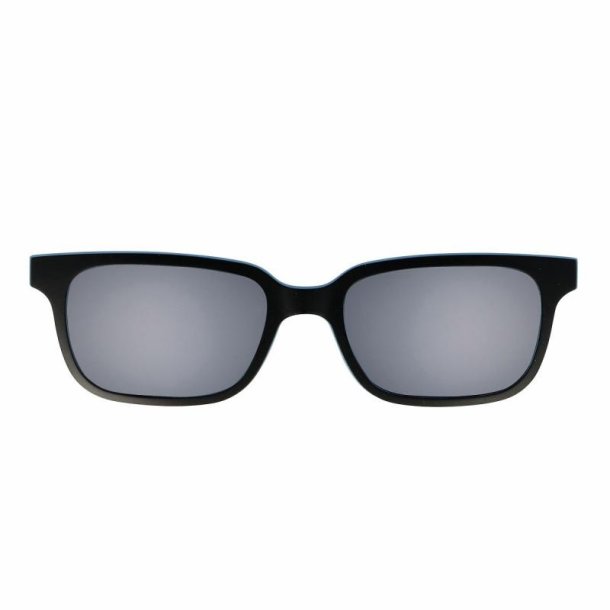 Matt black/blue w/Smoke lenses 46 magnetic clip-on + case
