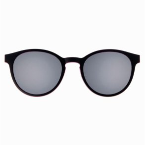 MATT BLACK/FUCSIA+GREY LENS 45