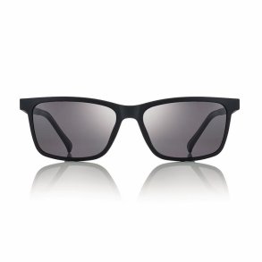 Matt black w/smoke lens 57 ultem magn clip-on + case