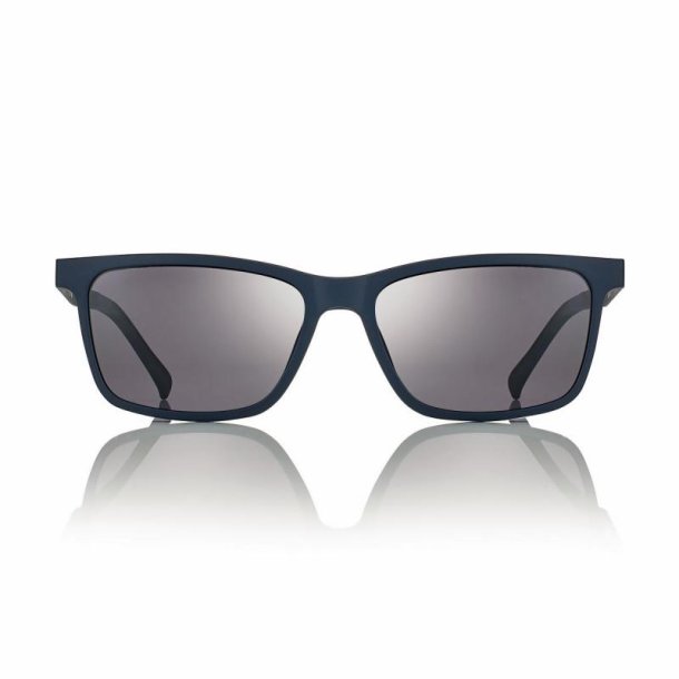 Matt dark blue w/smoke lens 57 ultem magn clip-on + case