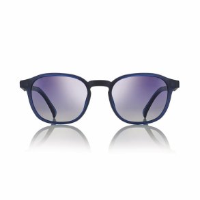 Matt blue w/grad blue lens 48ultem magn clip-on + case