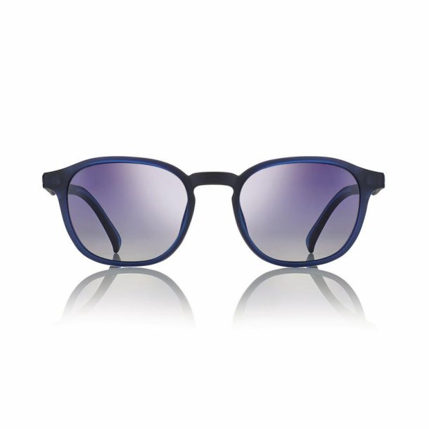 Matt blue w/grad blue lens 48ultem magn clip-on + case