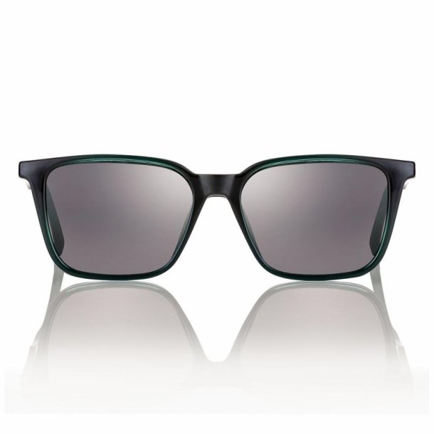 Shiny green 53 magnetic clip-on grey lens with case
