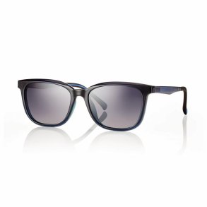 Shiny blue + gradient smoke lenses 52 magnetic clip-on+case