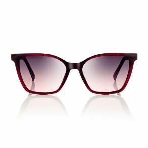 SHINY BURGUNDY+GRAD.VIOLET/ROSE LENS 51 MAGN. CLIP-ON+W.CASE