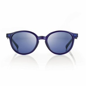Shiny blue w/Blue lenses 46 magnetic clip-on + case