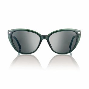 Shiny green magnetic clip-on 55 smoke lenses