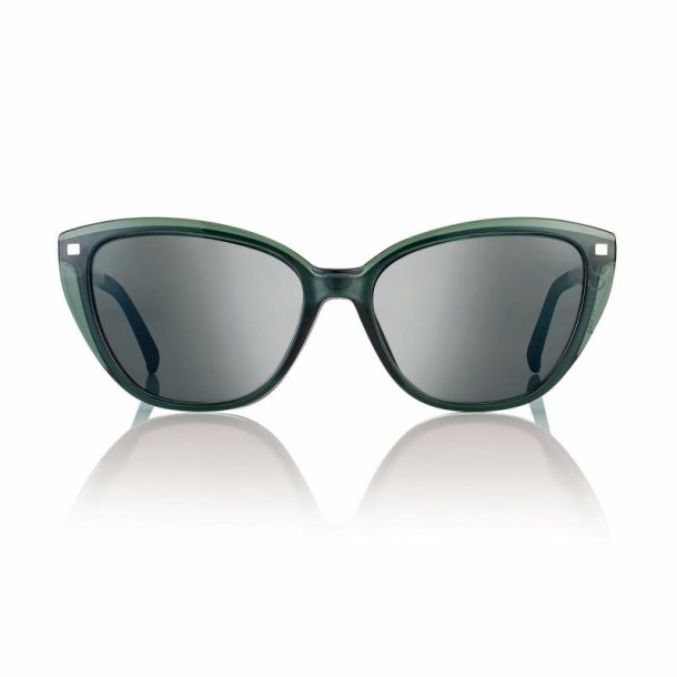 Shiny green magnetic clip-on 55 smoke lenses
