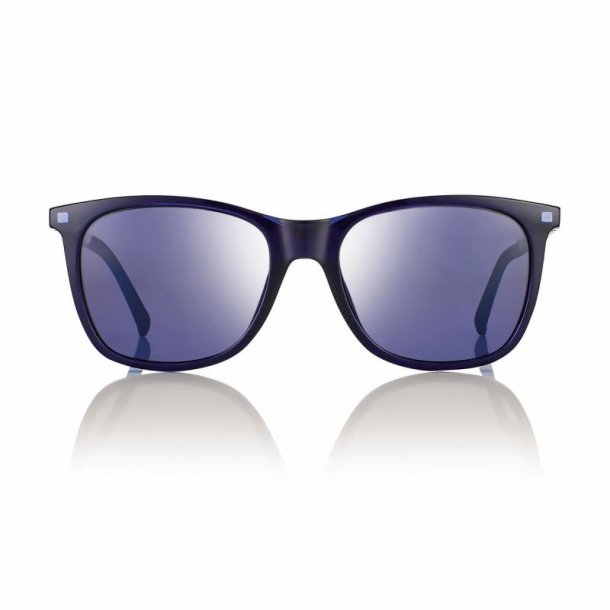 Shiny grey/blue w/Blue lenses55 magnetic clip + case