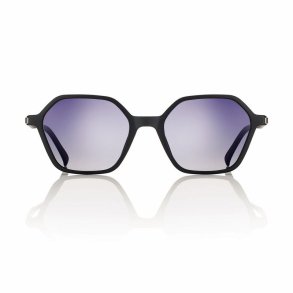 Matt black w/grad blue lens 52 ultem magn clip-on + case