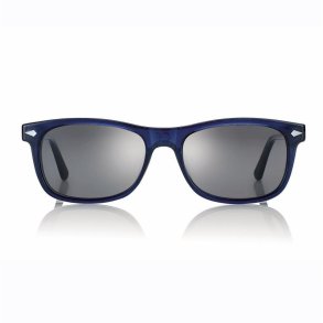 Shiny Blue w/Smoke lenses 54 magn clip-on + Case