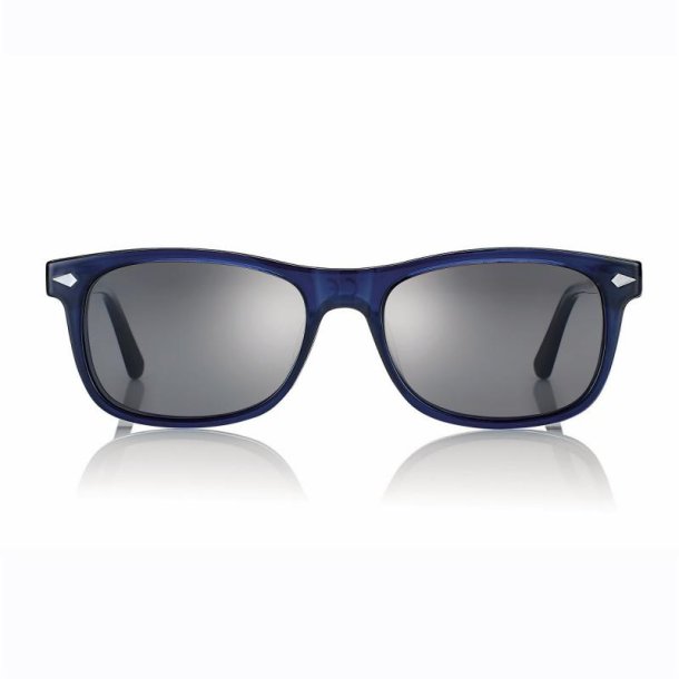 Shiny Blue w/Smoke lenses 54 magn clip-on + Case