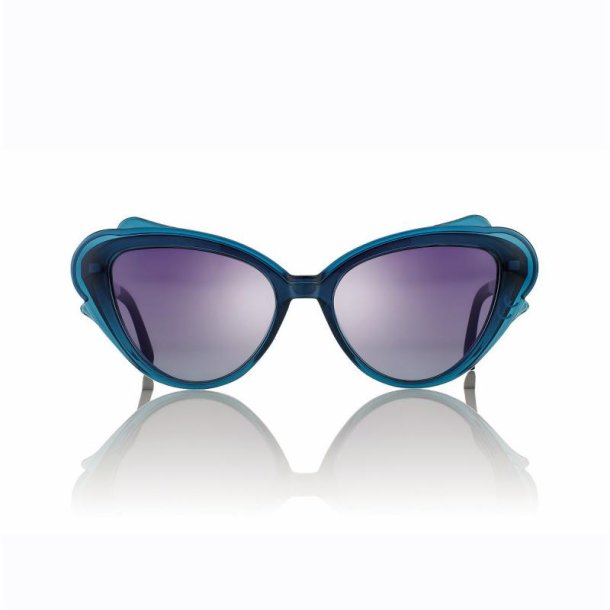 Shiny Petrol w/Grad Purple lenses 52 magn clip-on + Case