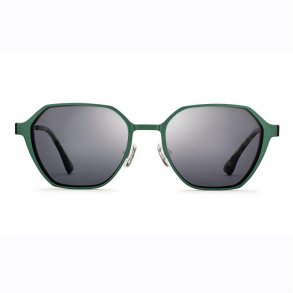 AIRPORT Aluminium Mt Green+Smoke lens 51 magn clip-on w/case