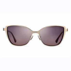 AIRPORT Alum Rosegold+Grad Brown lens 54 magn clip-on w/case