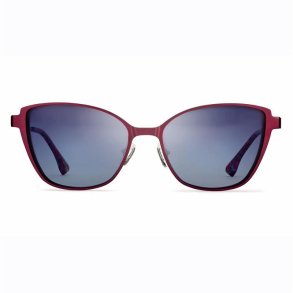 AIRPORT Alum Matt Red+Grad Blue lens 54 magn clip-on w/case