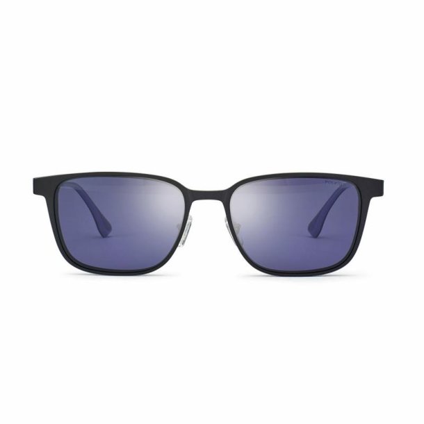 MT BLACK + GREY-BLUE LENS 53 clip on. ALUMINUM