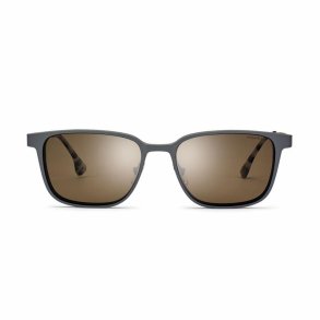 MT GREY + BROWN LENS 53 clip on. ALUMINUM AIRPORT