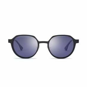 MT BLACK + GREY-BLUE LENS 49 clip on. ALUMINUM