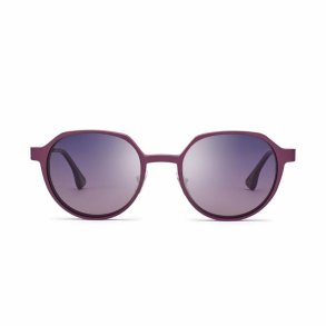 MT BORDEAUX + GRADUATED GREY-PURPLE LENS clip on. ALUMINUM