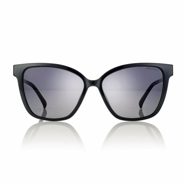 SHINY BLACK + GRADUATED GREY LENS 55 clip on