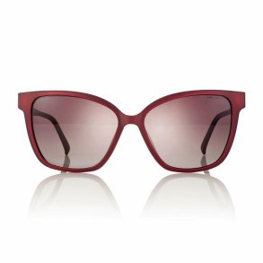 MATT RED + GRADUATED BROWN LENS 55 clip on