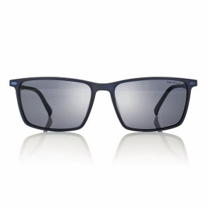 MATT BLACK + BLUE LENS 57 clip on
