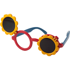 CHILDREN'S OCCLUDING GLASSES-SUNFLOWER FLIP-UP