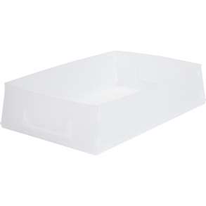 CLEAR FLAT PACK RX JOB TRAYS - 10PCS