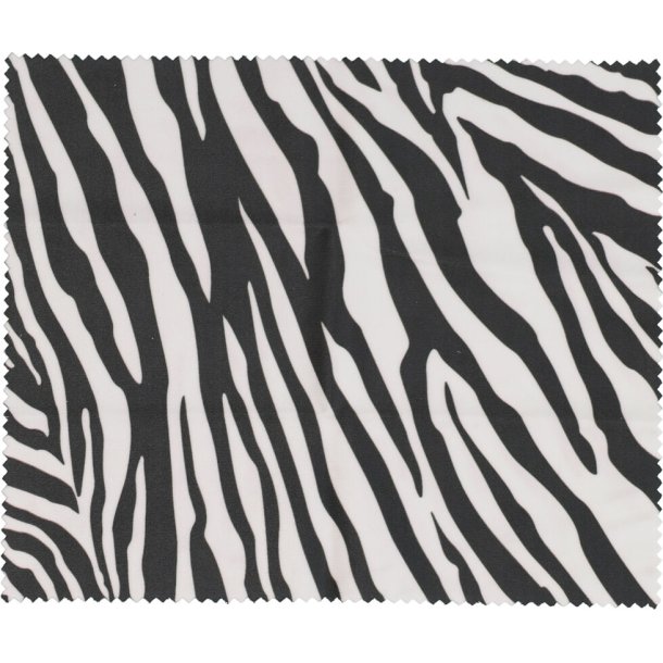 CLOTH: BLACK ZEBRA 6 X 7 STOCK