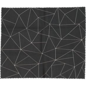 CLOTH: DESIGNER BLACK DIAMONDS 6 X 7 STOCK
