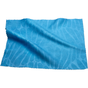 CLOTH: EMBOSSED BLUE FROND, 6X7