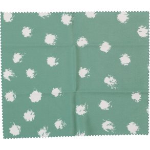 CLOTH: GREEN DOTS 6 X 7 STOCK
