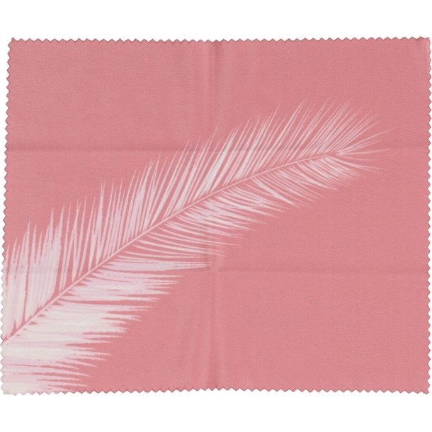 CLOTH: PINK FEATHER 6X 7 PAD PRINT