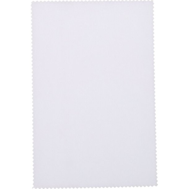 CLOTH: SILKY ECO MICROFIBER 6"X6"""" WHITE STOCK"""