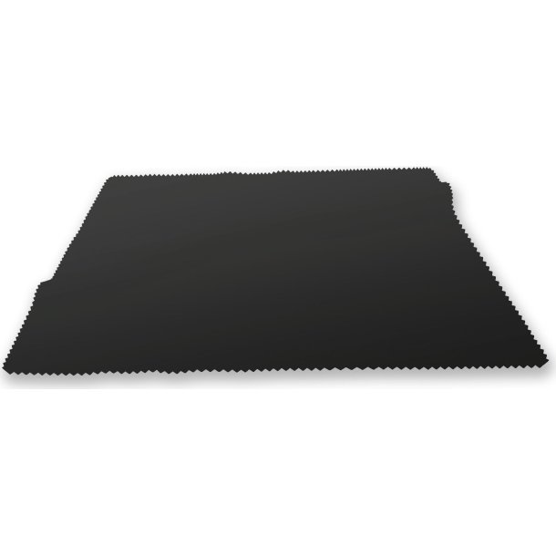 CLOTH: SILKY MICROFIBER 6"X6"""" BLACK STOCK"""