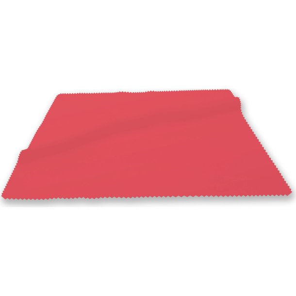 CLOTH: SILKY MICROFIBER 6"X6"""" CORAL STOCK"""