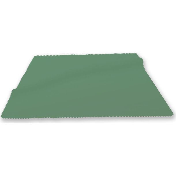 CLOTH: SILKY MICROFIBER 6"X6"""" GREEN STOCK"""