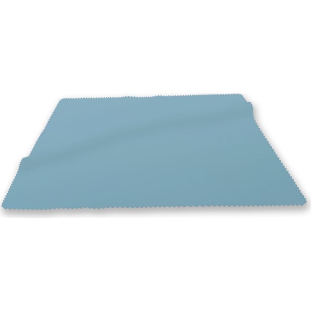 CLOTH: SILKY MICROFIBER 6"X6"""" LIGHT BLUE STOCK"""