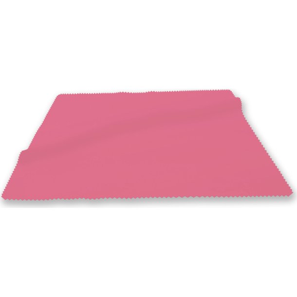 CLOTH: SILKY MICROFIBER 6"X6"""" PINK STOCK"""