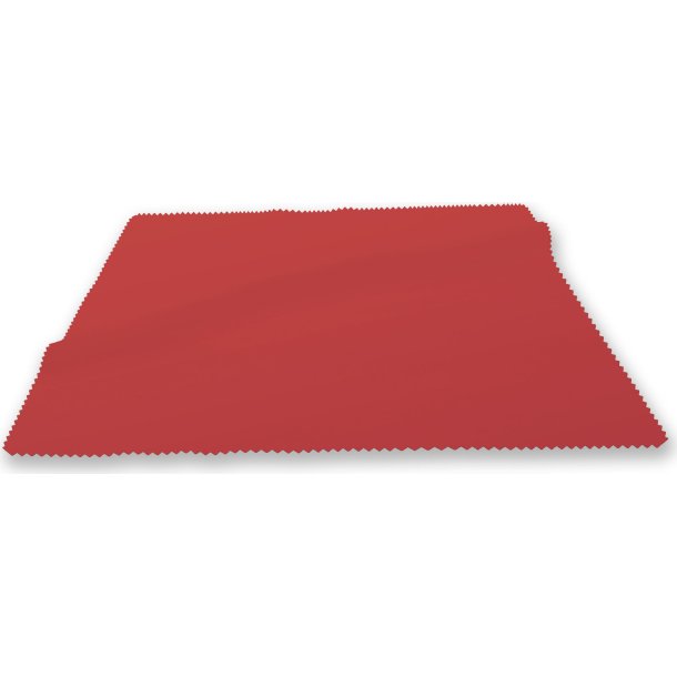 CLOTH: SILKY MICROFIBER 6"X6"""" RED STOCK"""